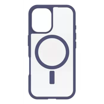 OtterBox React custodia MagSafe per Apple iPhone 16 Space Cadet Clear/Purple (77-96247)