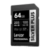 Lexar Professional SILVER PLUS SDXC 64GB scheda di memoria UHS-I U3 V30 A2