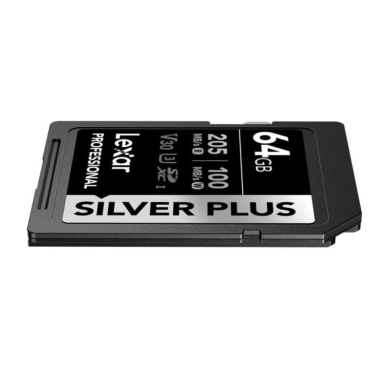 Lexar Professional SILVER PLUS SDXC 64GB scheda di memoria UHS-I U3 V30 A2