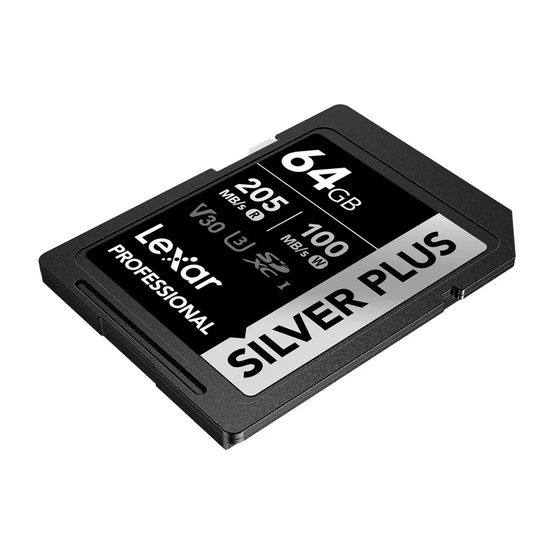 Lexar Professional SILVER PLUS SDXC 64GB scheda di memoria UHS-I U3 V30 A2