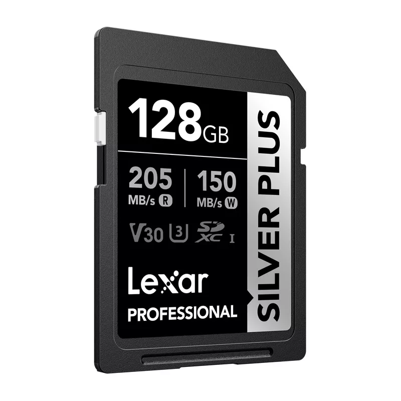 Lexar Professional SILVER PLUS SDXC 128GB scheda di memoria UHS-I U3 V30