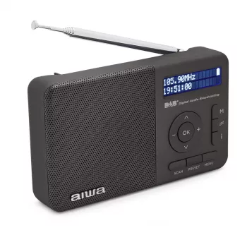 Aiwa RD-40DAB/BK nero radio portatile DAB+ & FM con Bluetooth