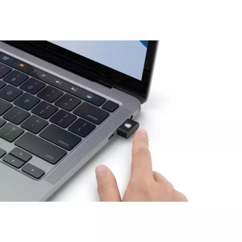 Kensington VeriMark IT 2.0 Lettore di impronte digitali, USB-C, FIDO2, Windows Hello, nero