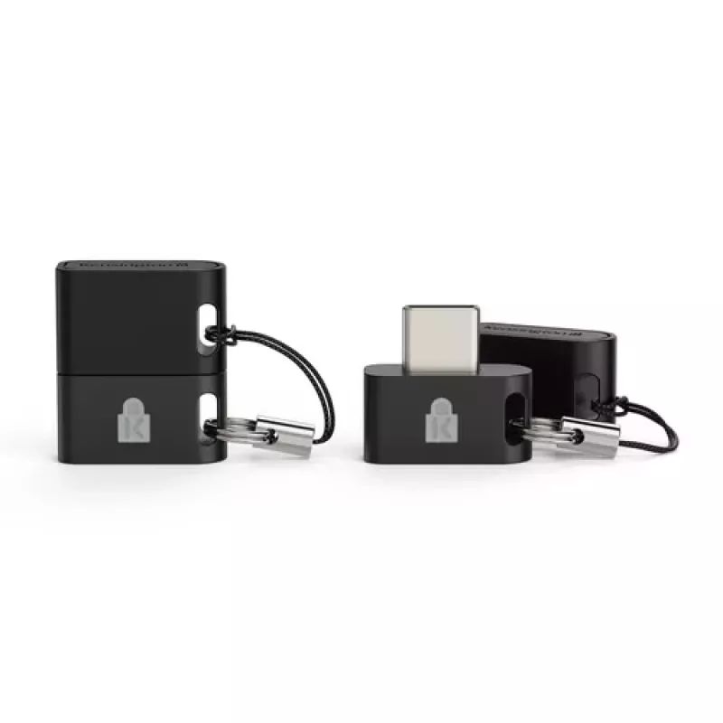 Kensington VeriMark IT 2.0 Lettore di impronte digitali, USB-C, FIDO2, Windows Hello, nero