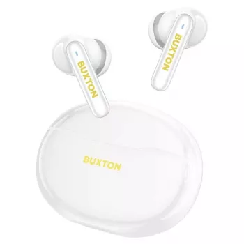 Buxton BTW 7200 Tuya Auricolari in-ear senza fili con custodia di ricarica, bianco