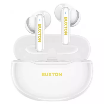 Buxton BTW 7200 Tuya Auricolari in-ear senza fili con custodia di ricarica, bianco