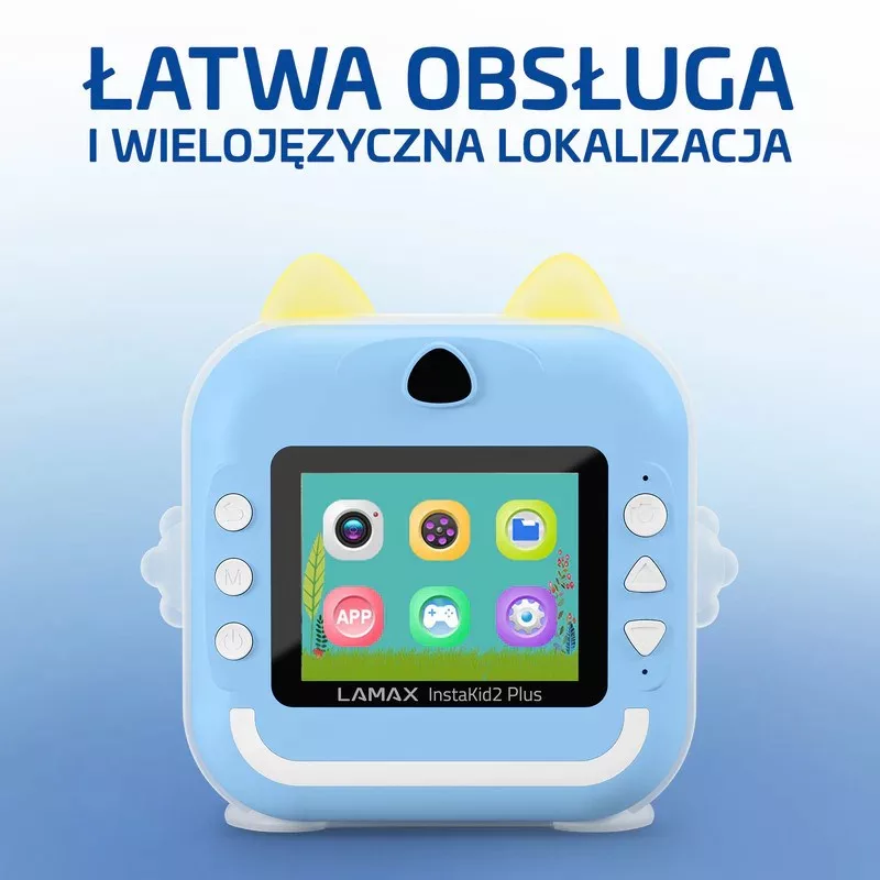 LAMAX InstaKid2 Plus Fotocamera per bambini, blu