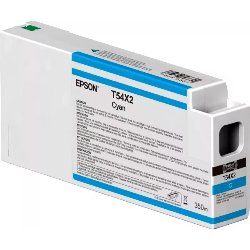 Epson T54X2 Cartuccia d'inchiostro ciano originale 350 ml