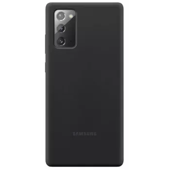 Samsung Galaxy Note 20 / Note 20 5G Silicone Cover custodia nera