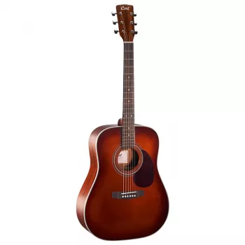 Cort Earth 70 BR Chitarra acustica - Dreadnought, tavola in abete Sitka massello, fondo e fasce in mogano, Natural Satin