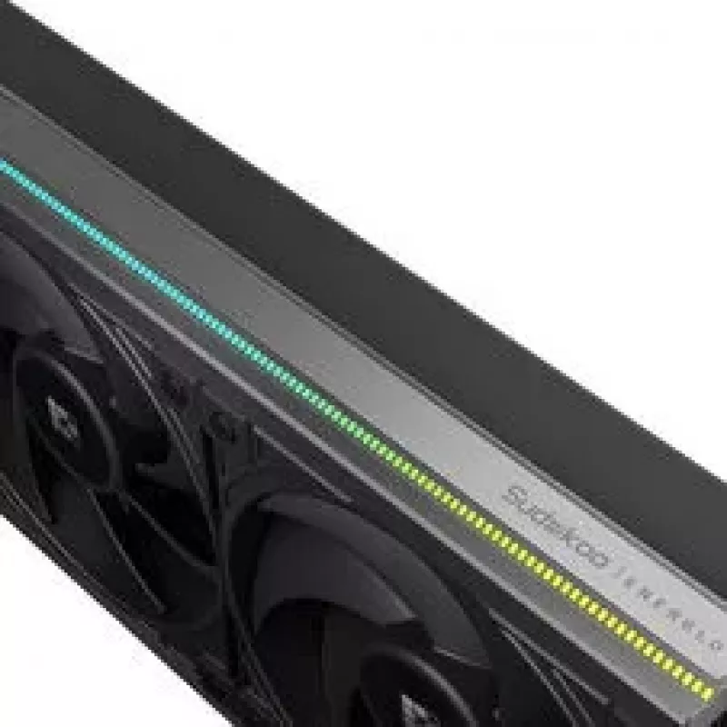 Sudokoo Energlo 360 dissipatore CPU liquido AiO, display LCD, ARGB - 360mm, nero