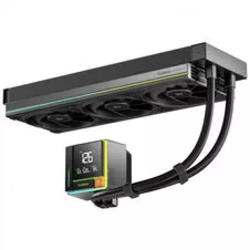 Sudokoo Energlo 360 dissipatore CPU liquido AiO, display LCD, ARGB - 360mm, nero