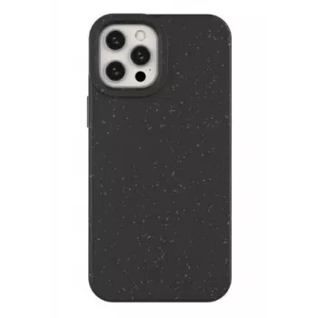 Eco custodia in silicone per Apple iPhone 12 Pro Max cover per cellulare nera