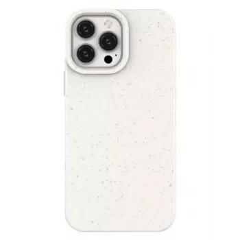 Eco cover in silicone biodegradabile per Apple iPhone 14 Pro bianco