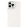 Eco cover in silicone biodegradabile per Apple iPhone 14 Pro bianco