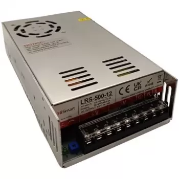Alimentatore AC-DC HISMART LRS-500-12 12V 40A 500W