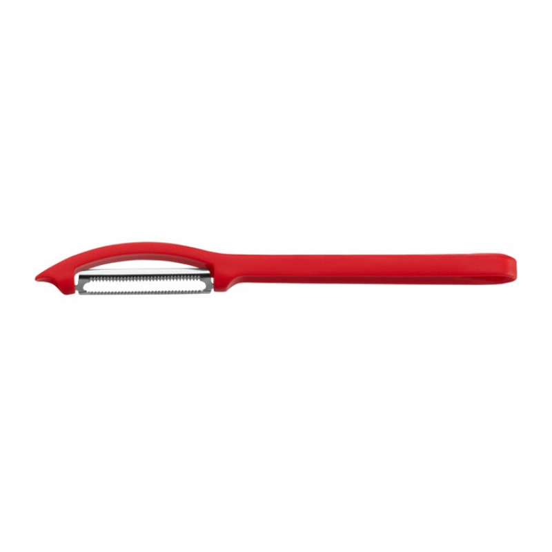 WMF Gourmet pelapatate e verdure con lama ondulata oscillante, acciaio inox Cromargan, argento