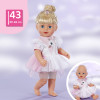 ZAPF CREATION BABY born vestito cigno 43cm outfit per bambola