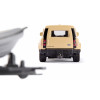 SIKU Blister Land Rover Defender Safari con gommone
