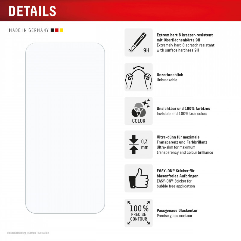 DISPLEX Smart Glass pellicola protettiva per Xiaomi 17T Pro, E.V.I. 02340