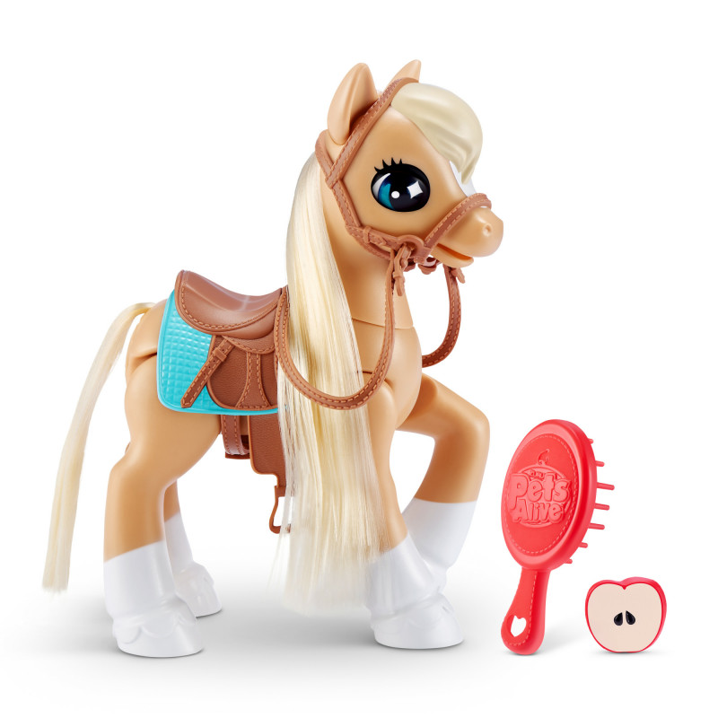 Zuru Pets Alive Magical Pony con stalla – giocattolo elettronico interattivo unicorno