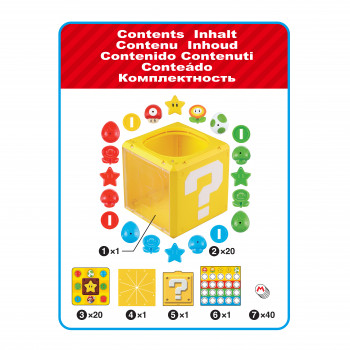 EPOCH Games Super Mario Question Block gioco di impilamento