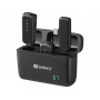 SANDBERG Streamer USB-C Wireless Mic x2 - Set doppio microfono - 20 Hz - 20 kHz
