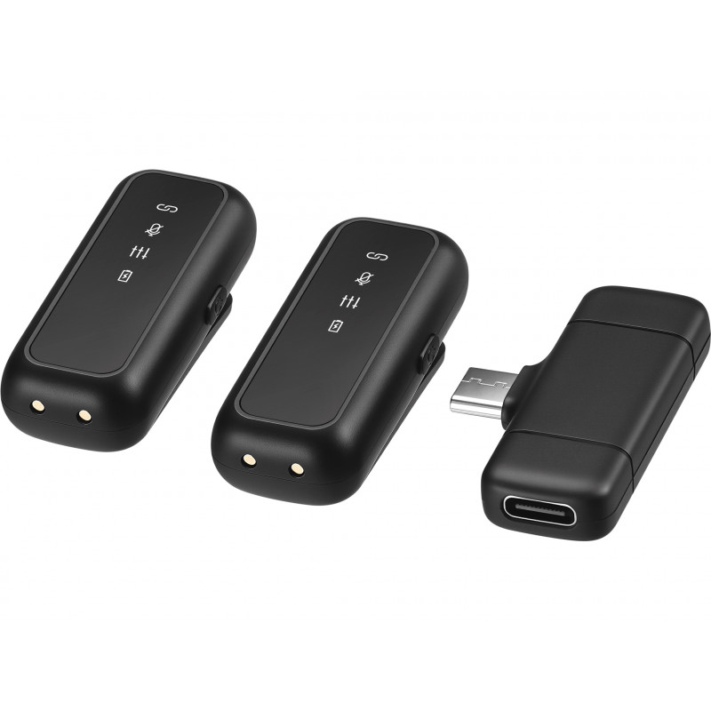 SANDBERG Streamer USB-C Wireless Mic x2 - Set doppio microfono - 20 Hz - 20 kHz