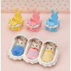 Sylvanian Families set starter tre gemelli - set gioco accessori per la cura dei bebè