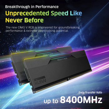 KLEVV CRAS V RGB 32GB (2x16GB) DDR5 6000MHz CL30 kit di memoria