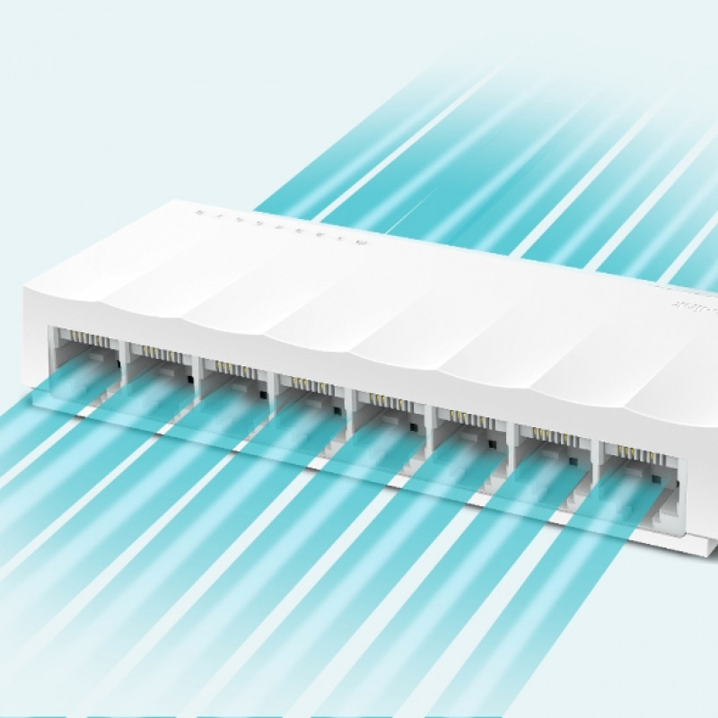 TP-Link TL-LS1008 switch di rete desktop 8 porte 10/100Mbps