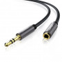 UGREEN AV118 cavo prolunga AUX 3,5 mm 1 m - jack a connettore femmina - nero