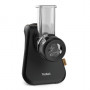 TEFAL MB77EN Grattugia elettrica e spiralizer, 260 W, 5 coni, nero/argento