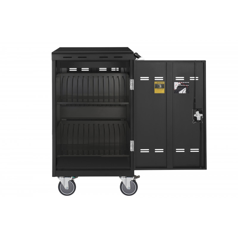 LEBA Flex 24 trolley per notebook per 24 notebook fino a 15,6 pollici - grigio chiaro/antracite