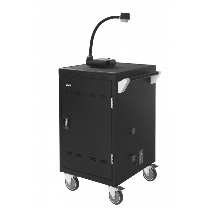 LEBA Flex 24 trolley per notebook per 24 notebook fino a 15,6 pollici - grigio chiaro/antracite