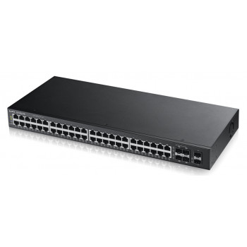 ZyXEL GS1920-48 switch Gigabit Smart Managed a 48 porte con 4 uplink SFP e PoE+ (375W)
