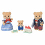 EPOCH Sylvanian Families famiglia orsi Biscuit - 4 figure da collezione