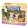 EPOCH Sylvanian Families set picnic soleggiato - volpe fennec sorella e baby