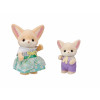 EPOCH Sylvanian Families set picnic soleggiato - volpe fennec sorella e baby