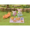 EPOCH Sylvanian Families set picnic soleggiato - volpe fennec sorella e baby
