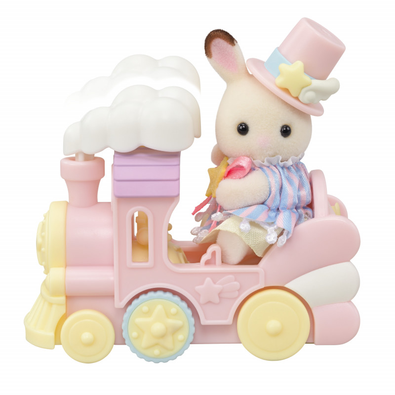 Sylvanian Families Set di gioco parco divertimenti con trenino