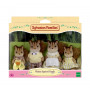 Set di figure Epoch Sylvanian Families famiglia scoiattoli noce