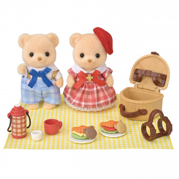 Set da gioco EPOCH Sylvanian Families Biscuit Bear fratelli picnic divertimento