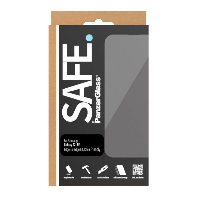 SAFE by PanzerGlass Samsung Galaxy S21 FE G990 pellicola protettiva display E2E Case Friendly nero SAFE95100