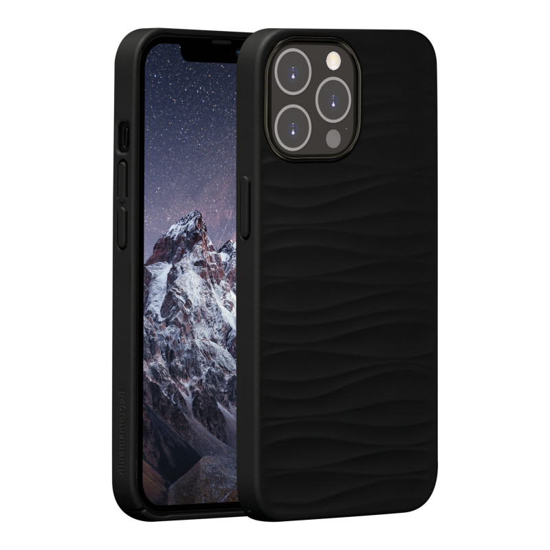 dbramante1928 Dune custodia iPhone 14 Pro nero pelle pieno fiore
