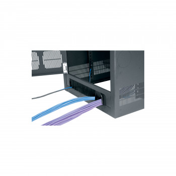 Middle Atlantic Products BGR-RDC38 Porta posteriore per gestione cavi 38HE con barra a spazzole, nero