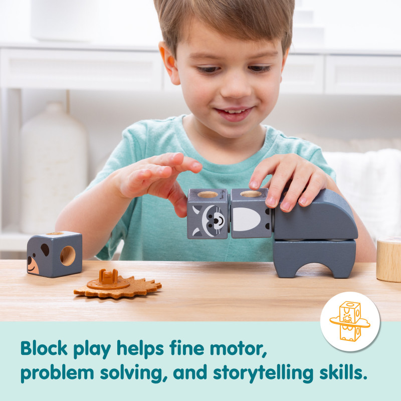 Melissa & Doug Blockables Woodland Friends Set
