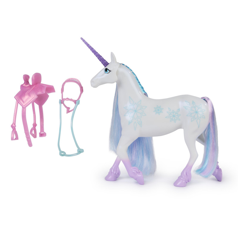 Spin Master Unicorn Academy - set di figure Glacier unicorno e Ava cavallerizza