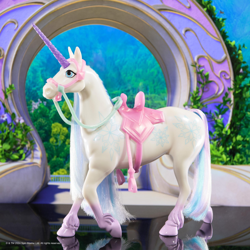 Spin Master Unicorn Academy - set di figure Glacier unicorno e Ava cavallerizza
