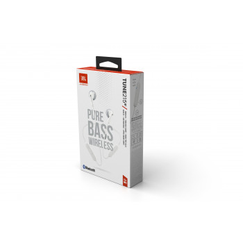 JBL Tune 215BT cuffie in-ear neckband wireless - bianco